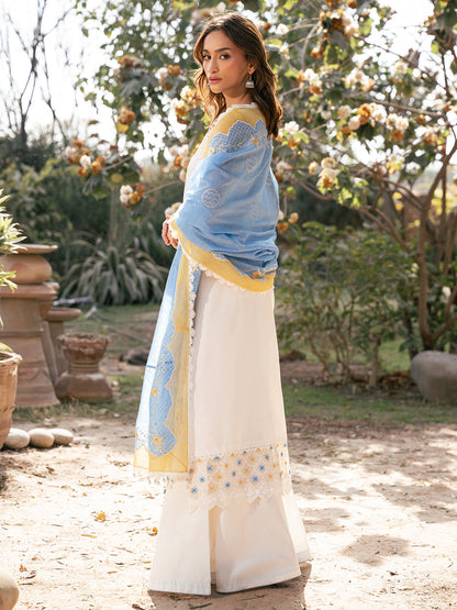 Bin Ilyas | Hazel Printed Lawn 25 | 2078 - B