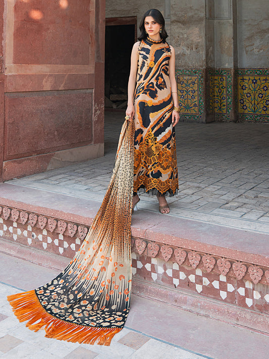 Bin Ilyas | Naqsh Naaz Luxury Lawn 25 | 2086 - B