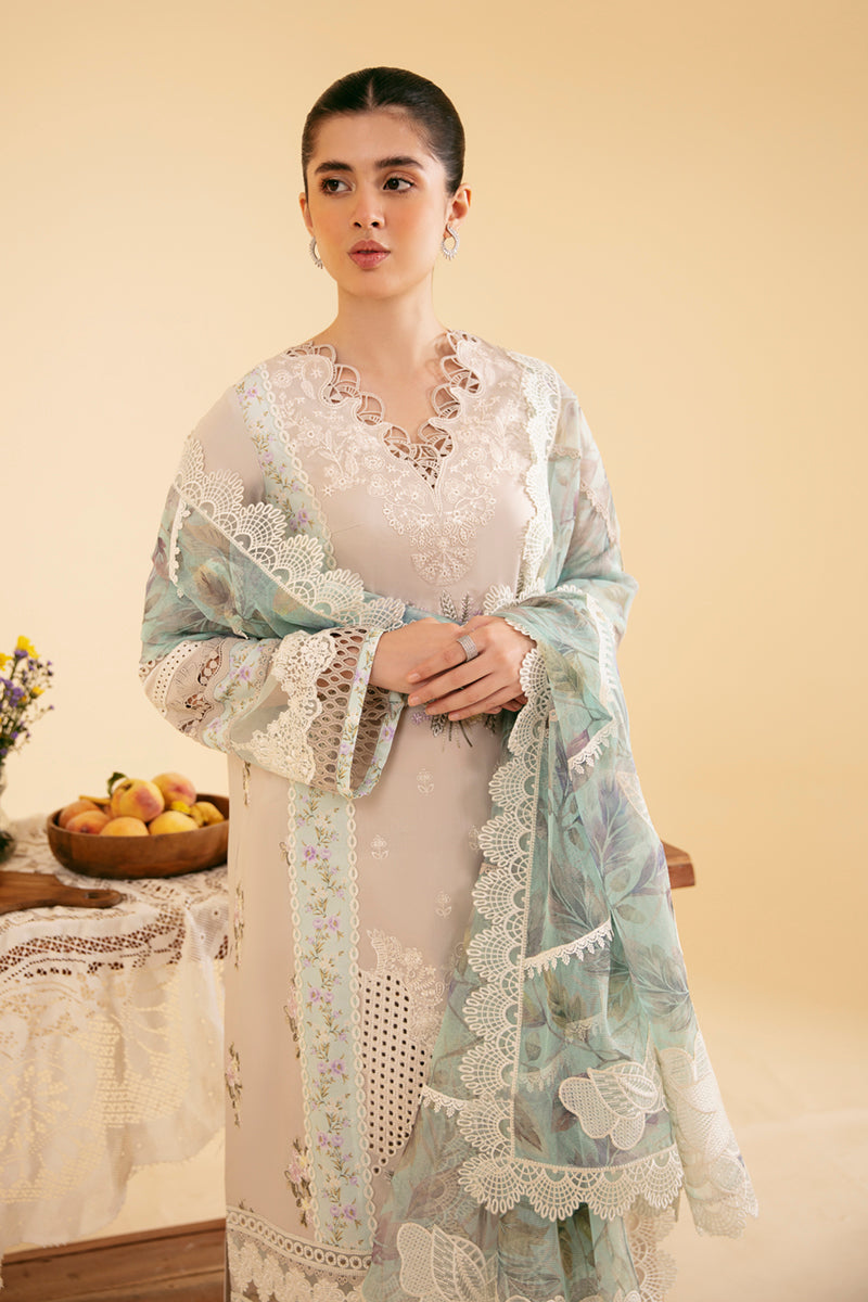 Qalamkar | Qlinekari Luxury Lawn | SQ-13 AYSEL - House Of Anaya