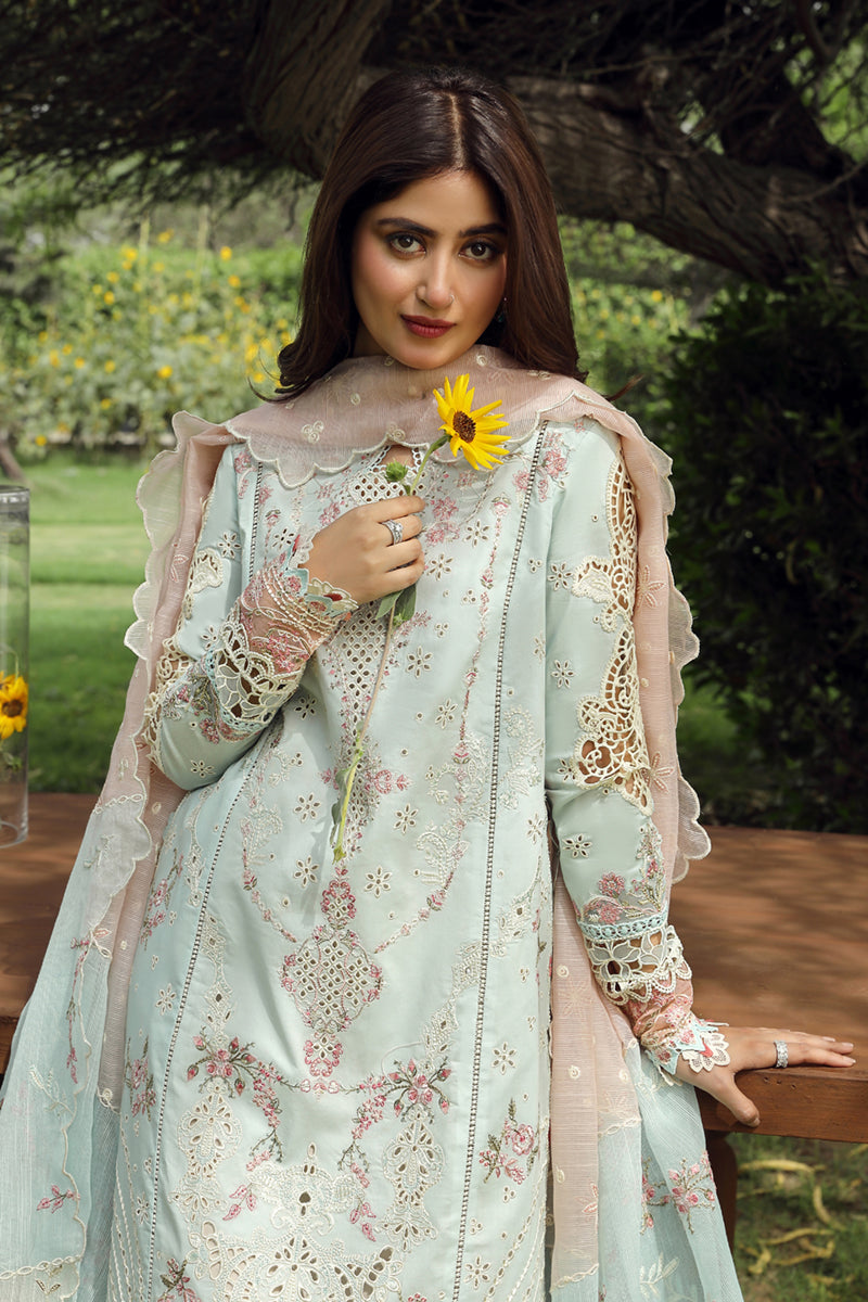 Qalamkar | Festive Lawn 2024 | PS-01 ALIZAY - House Of Anaya
