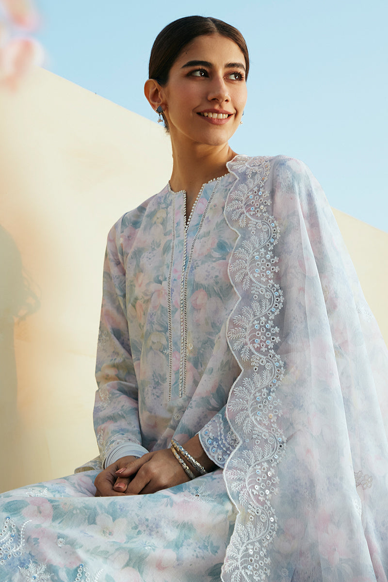 Cross Stitch | Premium Lawn 24 | VIOLA PEARL - House Of Anaya