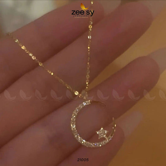 Chandi Moon Pendant (Silver 925) - Libasekhas