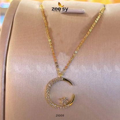 Chandi Moon Pendant (Silver 925) - Libasekhas