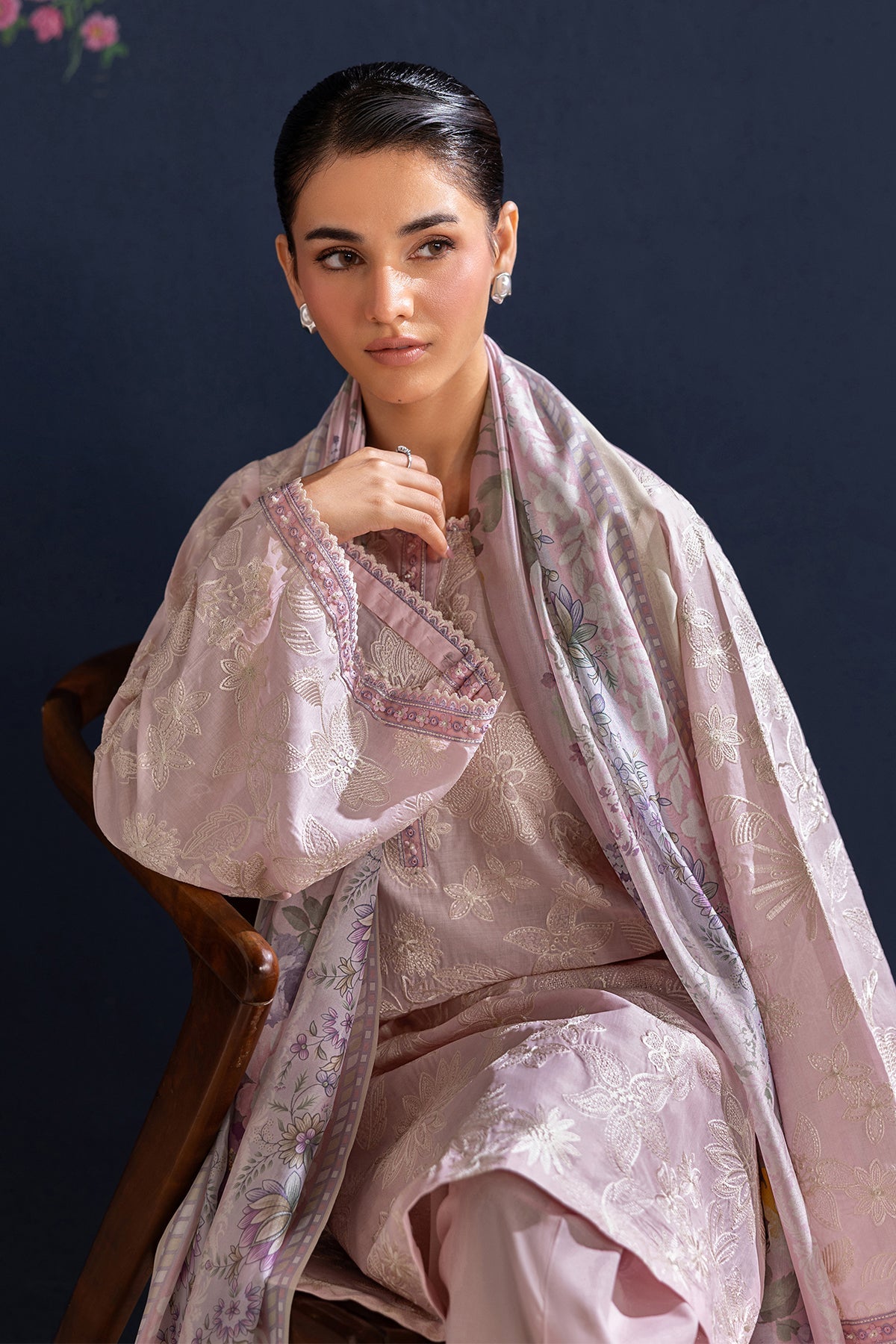 Baroque | Embroidered Lawn | SF-4468