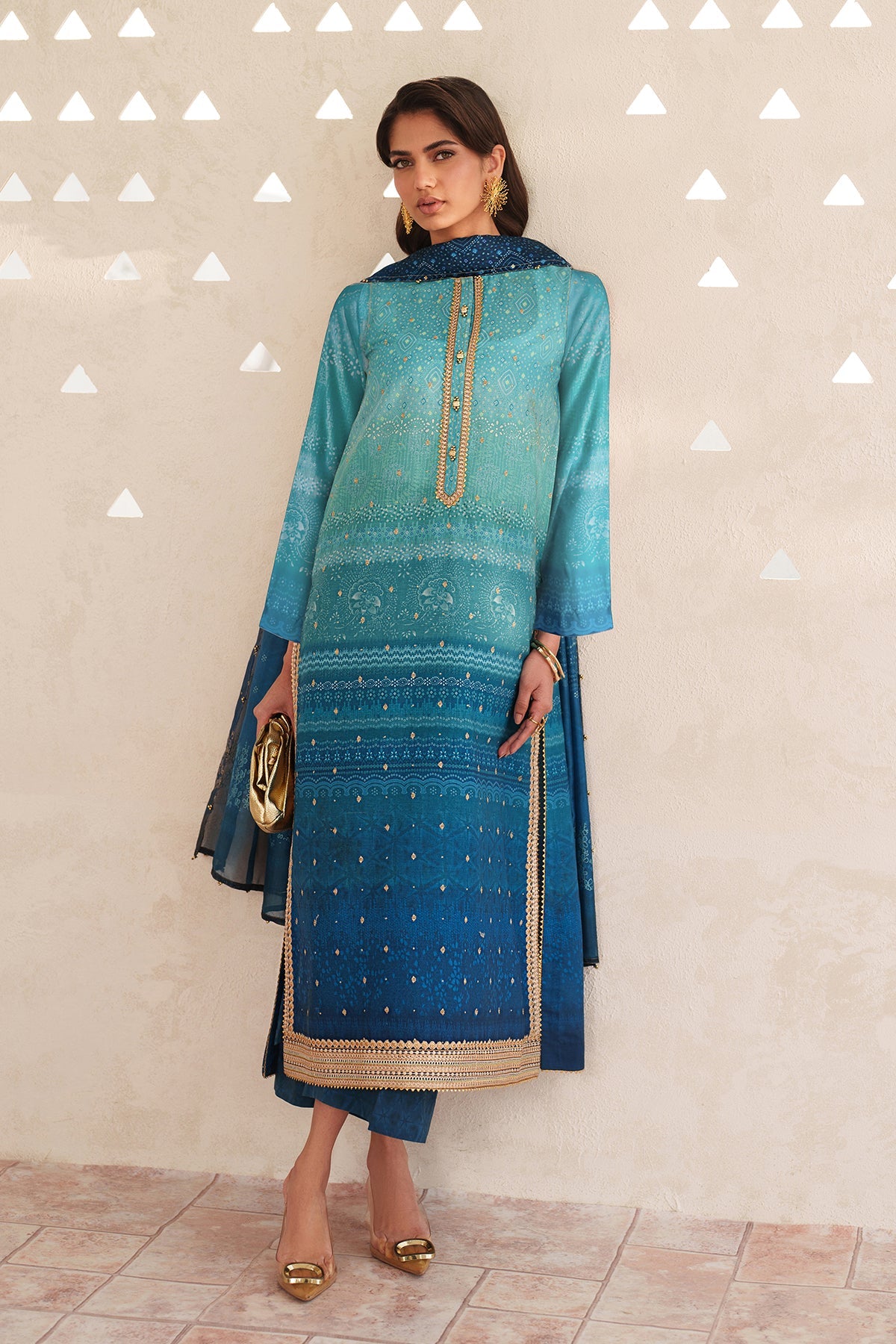 Baroque | Embroidered Lawn | SF-4400