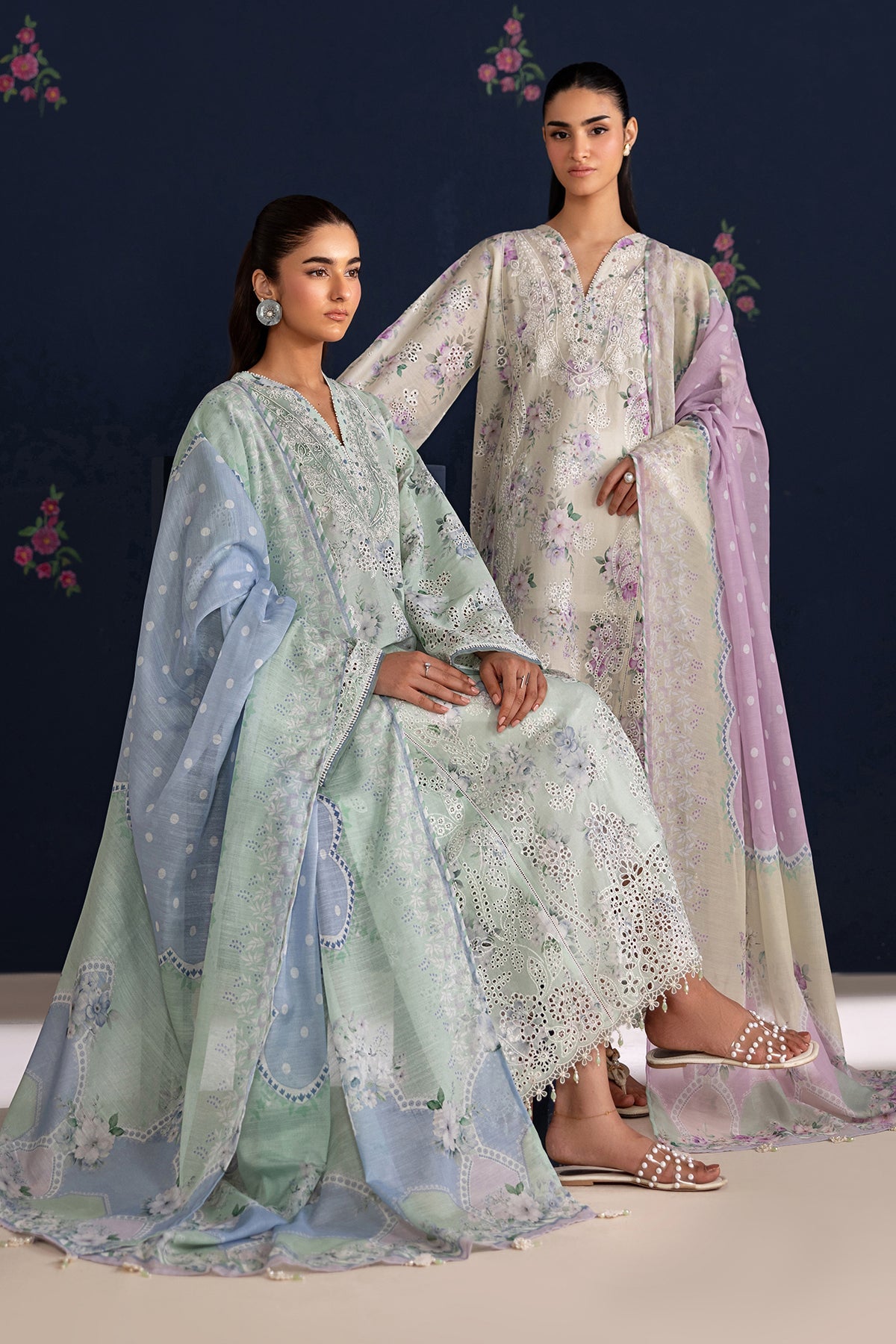 Baroque | Embroidered Lawn | SF-4470