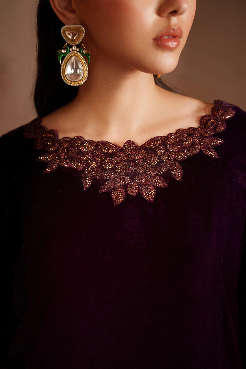 IZNIK | Raagni Velvet Formals | IV-57 Embroidered Velvet