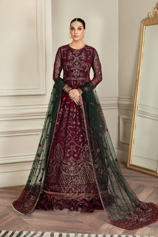 Zarif | Mehroz Formals | Berry Wood - House Of Anaya