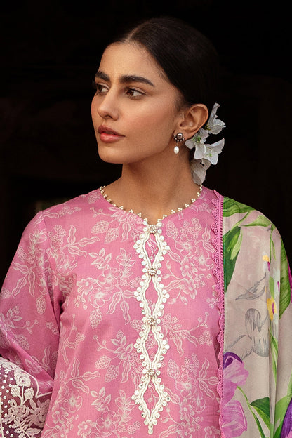 Cross Stitch | Premium Lawn 24 | CORAL FLORET - House Of Anaya