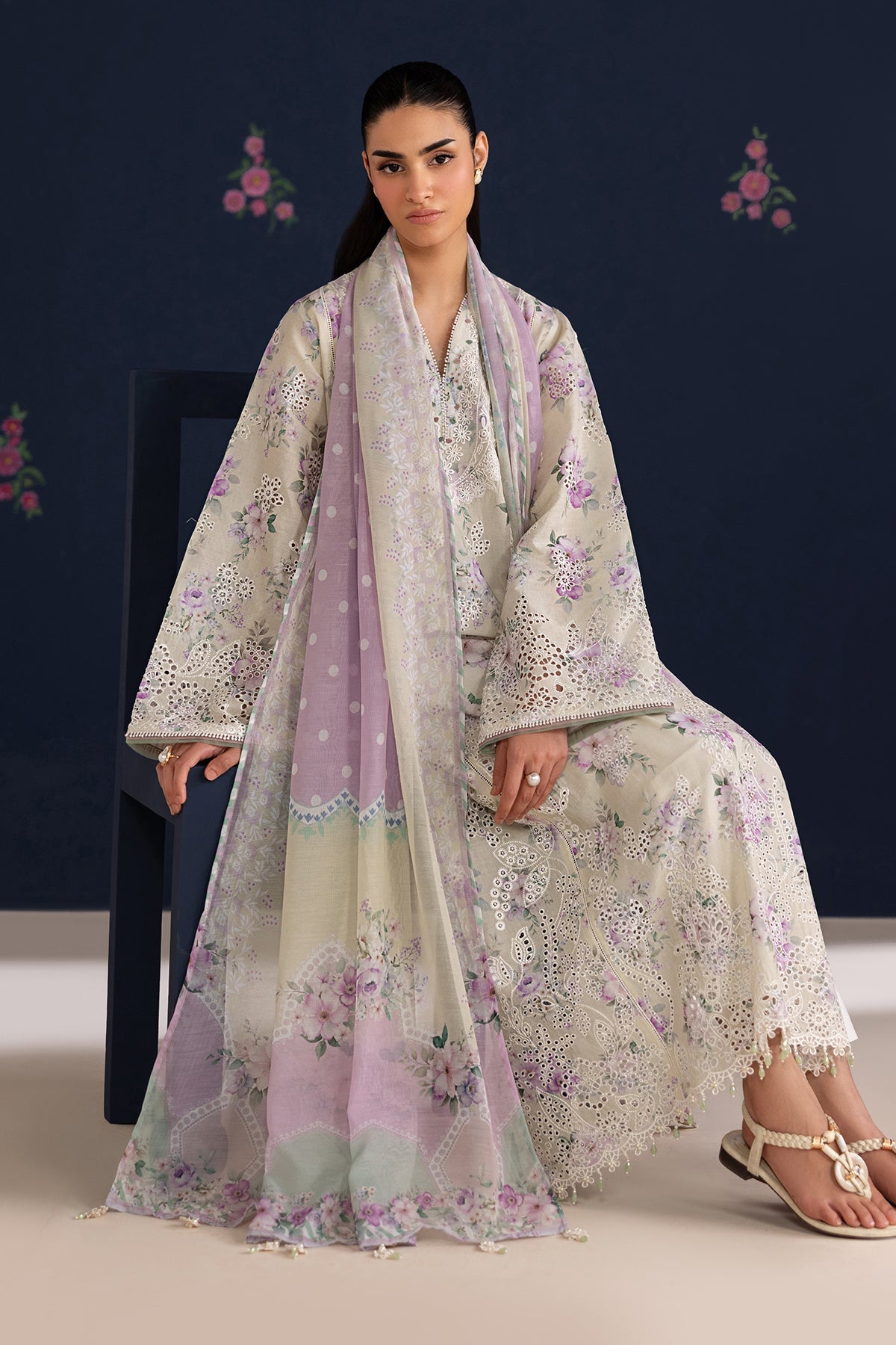 Baroque | Embroidered Lawn | SF-4470