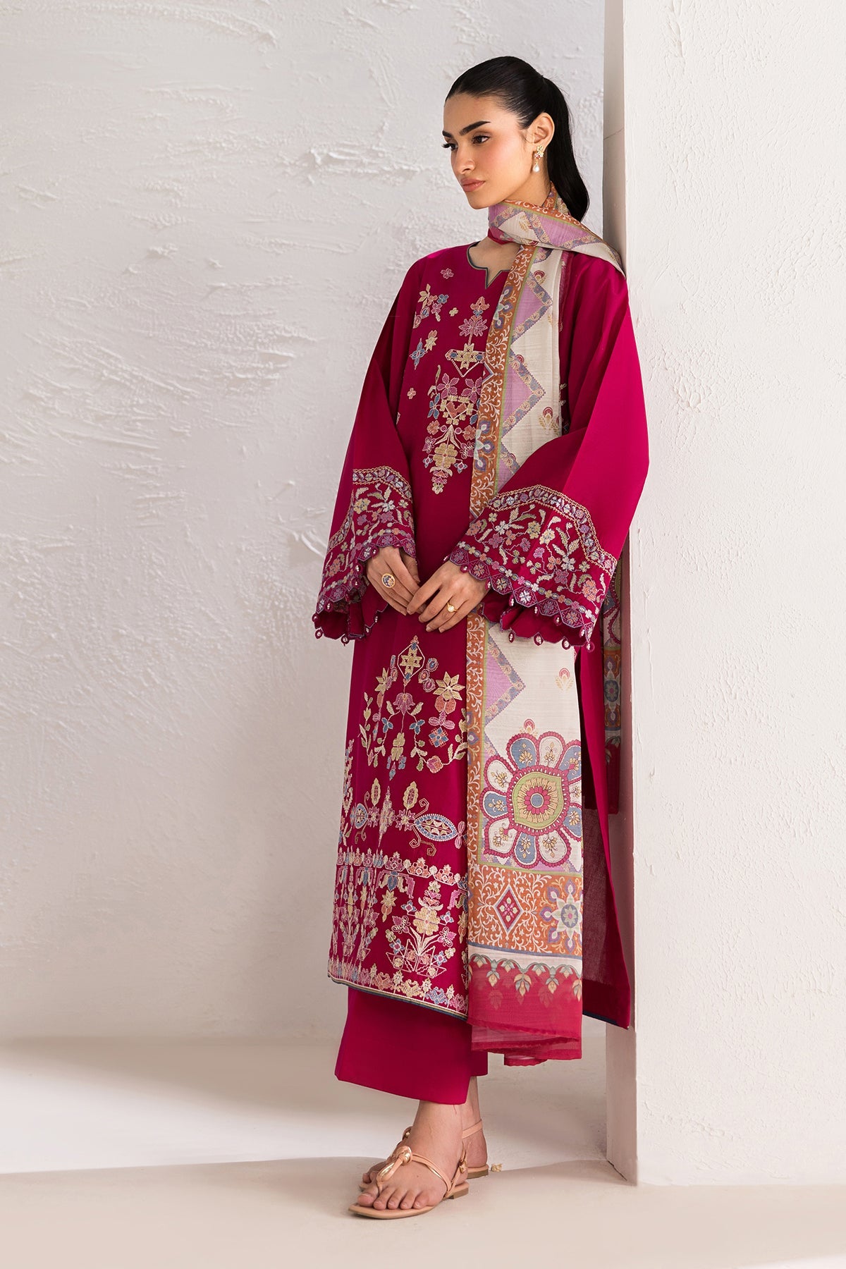 Baroque | Embroidered Lawn | SF-4449