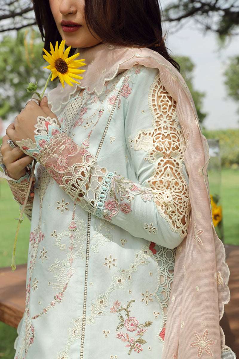 Qalamkar | Festive Lawn 2024 | PS-01 ALIZAY - House Of Anaya