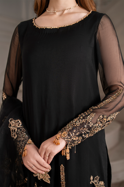 Iznik I Festive Formal I UE-417 Embroidered Chiffon