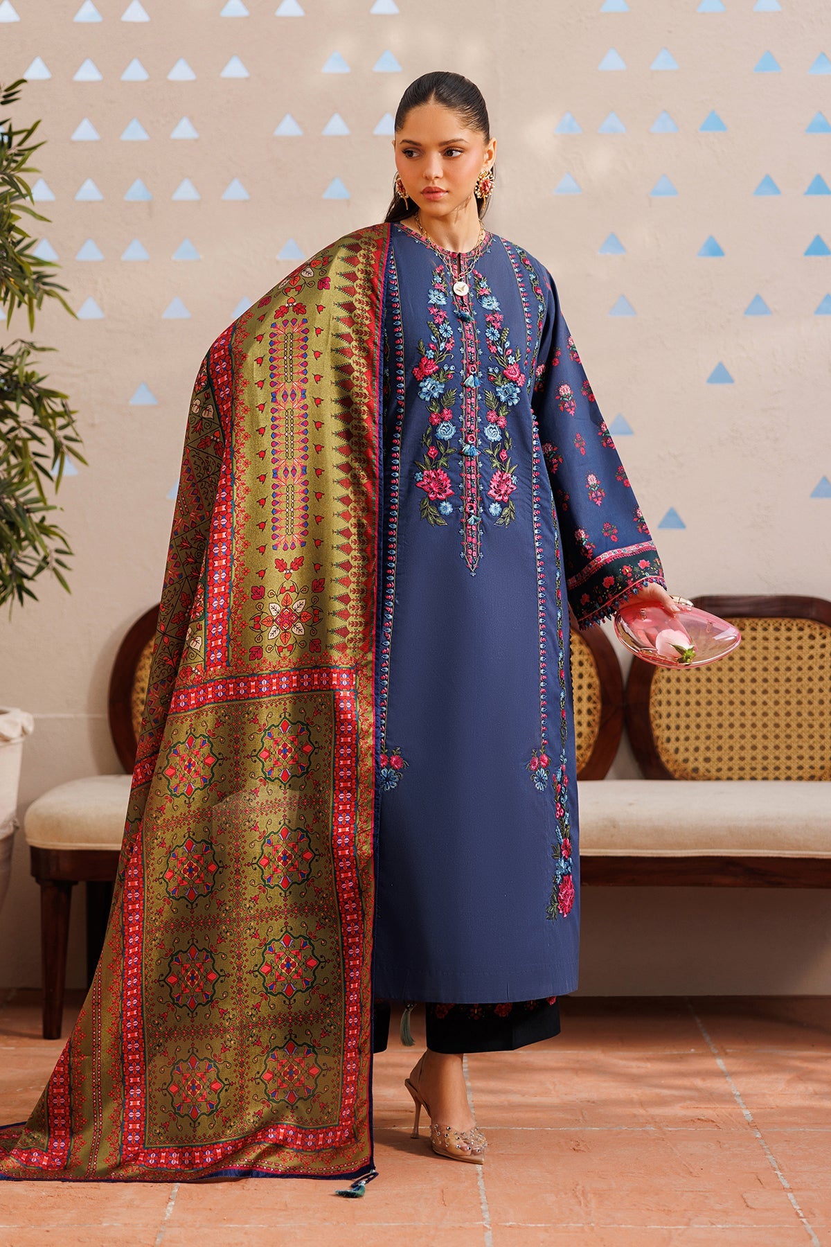 Baroque | Embroidered Lawn | SF-4393
