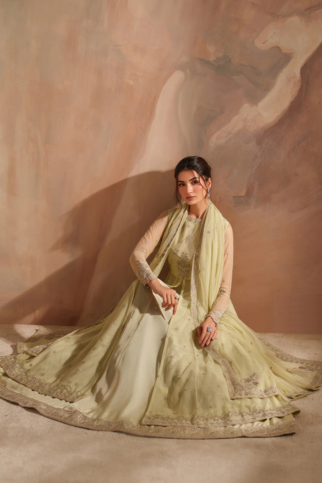 Iznik | Chinon Chiffon | CC-73 Embroidered Net