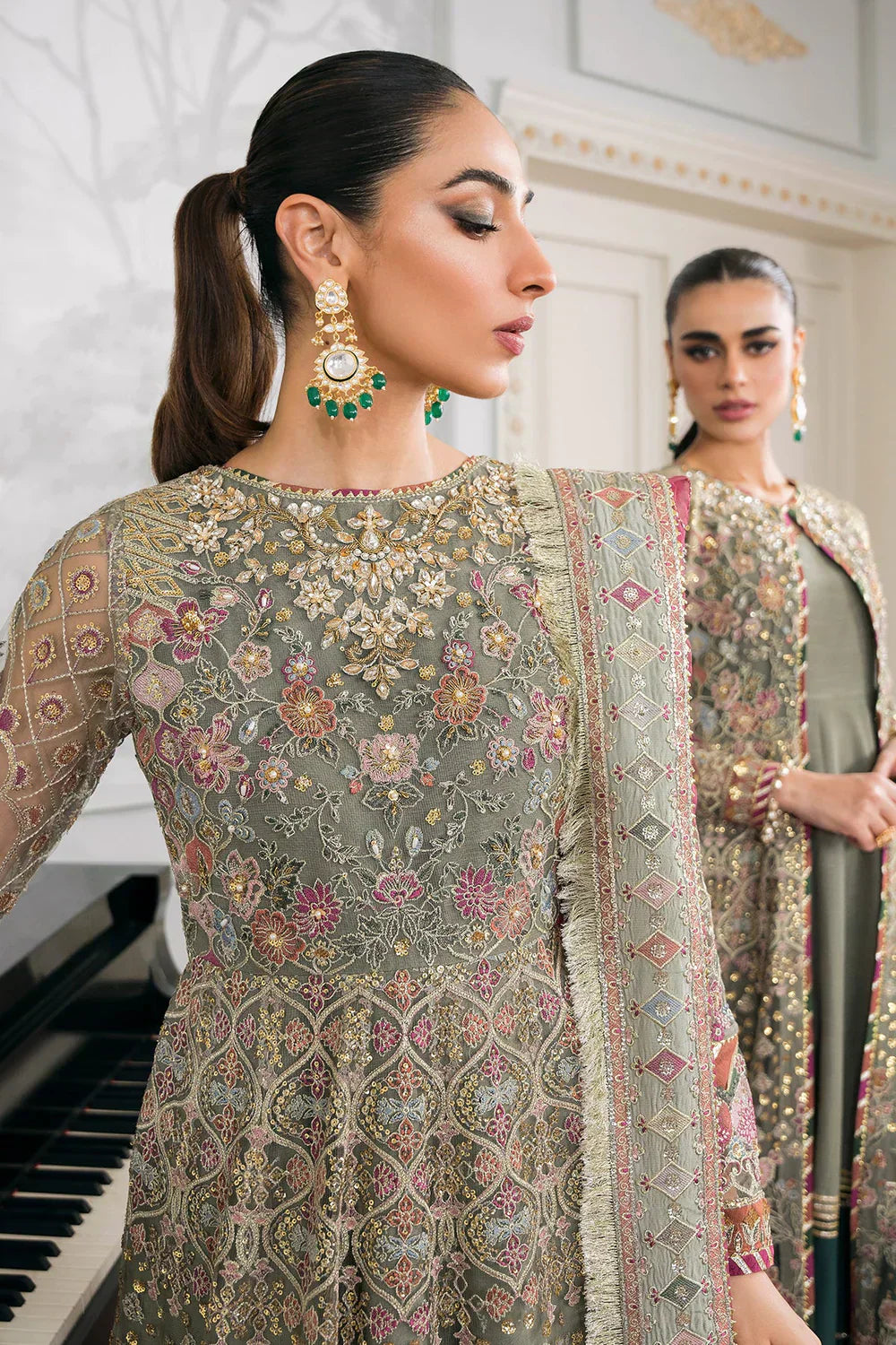 Baroque | Chantelle Embroidered Collection 2024 | CH12-02 - House Of Anaya