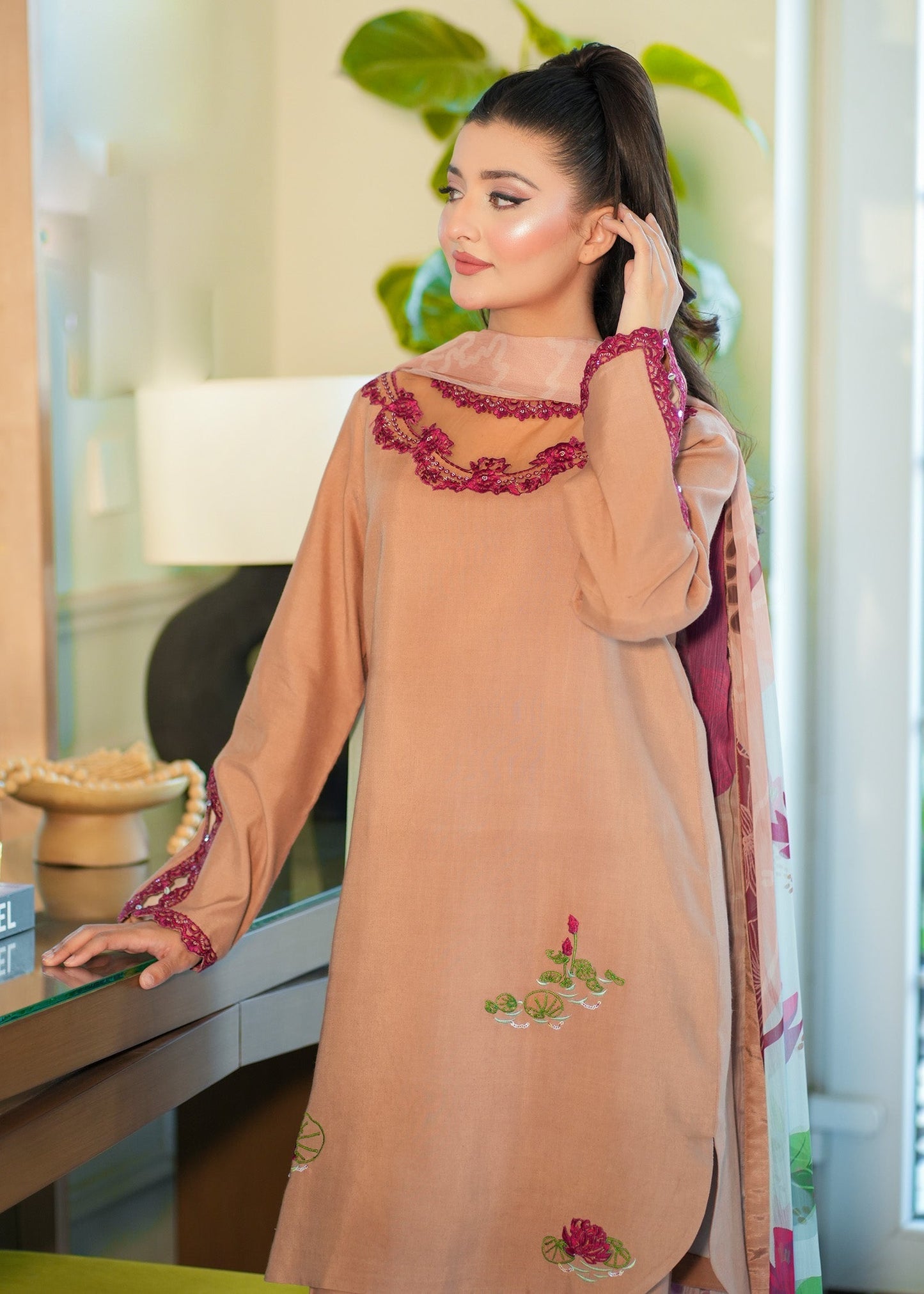 Fozia Khalid | Silk Spire |  AMBER - House Of Anaya