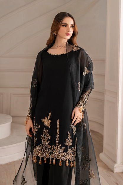 Iznik I Festive Formal I UE-417 Embroidered Chiffon