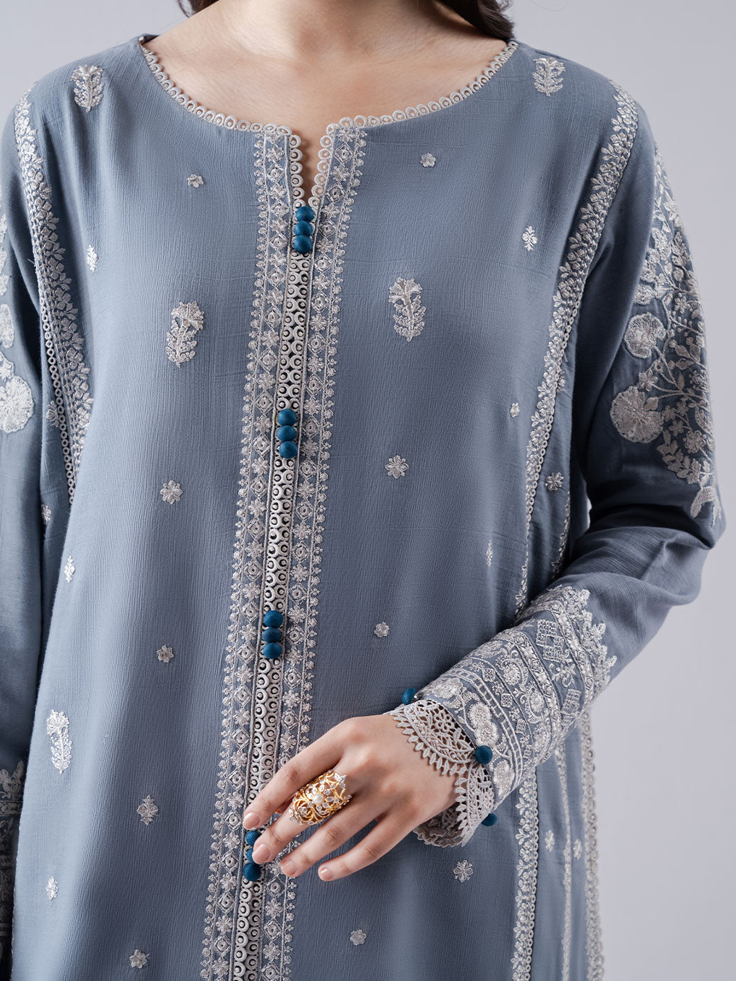 Faiza Faisal | Winter Edit 2024 | ELAAF - House Of Anaya