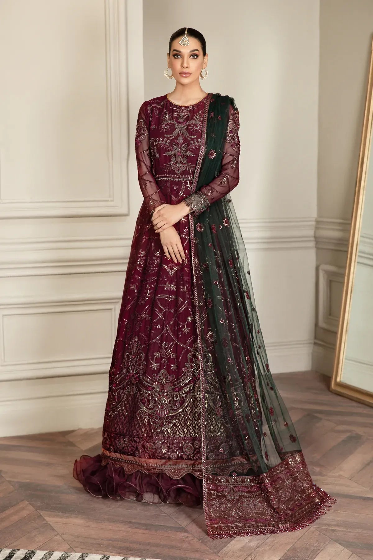Zarif | Mehroz Formals  | Berry Wood