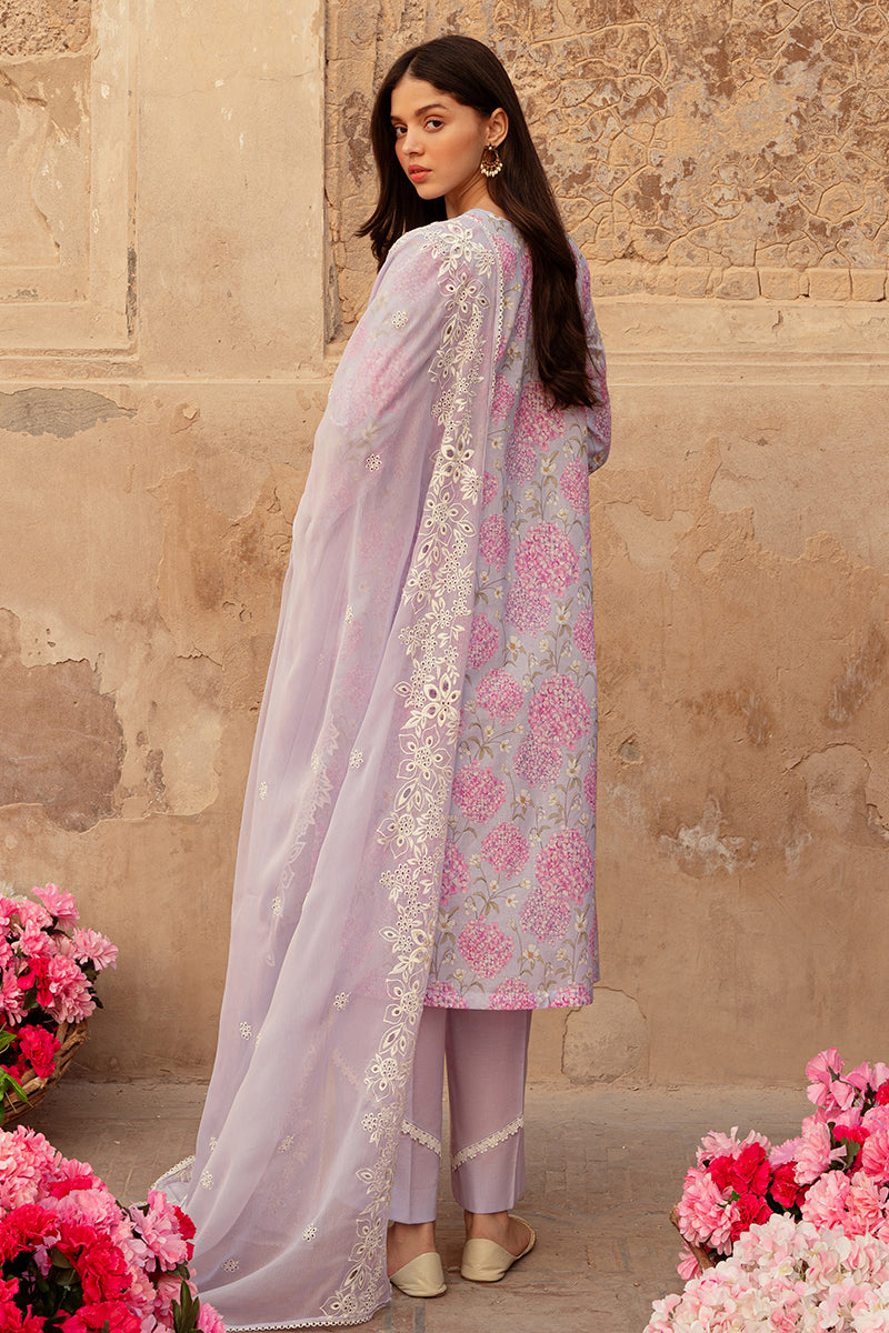 Cross Stitch | Premium Lawn 24 | LILAC DREAM - House Of Anaya