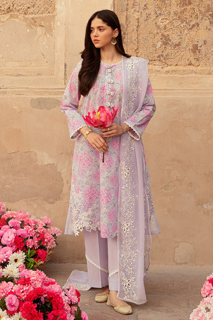Cross Stitch | Premium Lawn 24 | LILAC DREAM - House Of Anaya