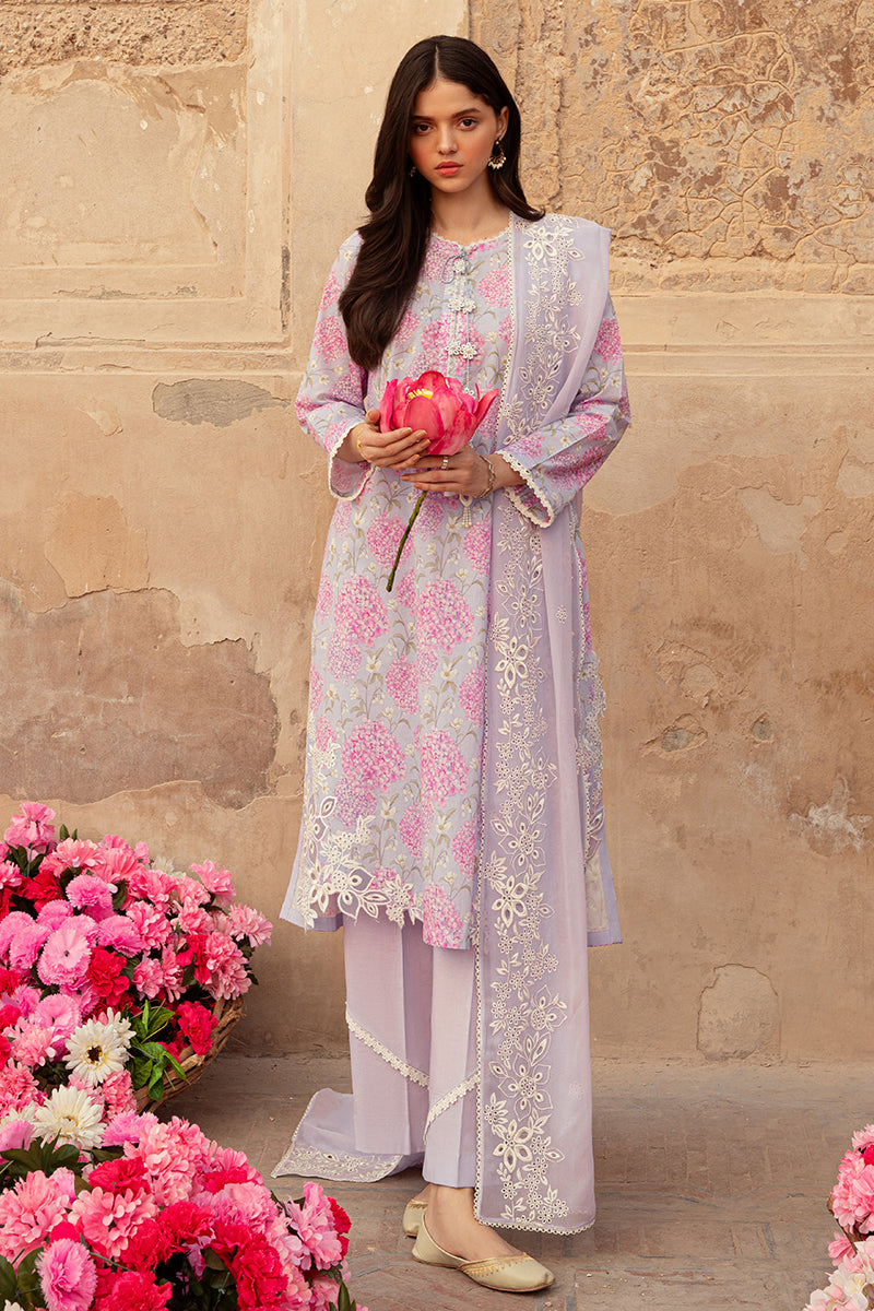 Cross Stitch | Premium Lawn 24 | LILAC DREAM - House Of Anaya