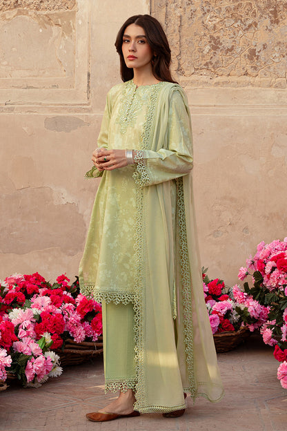 Cross Stitch | Premium Lawn 24 | MISTED GREEN - House Of Anaya
