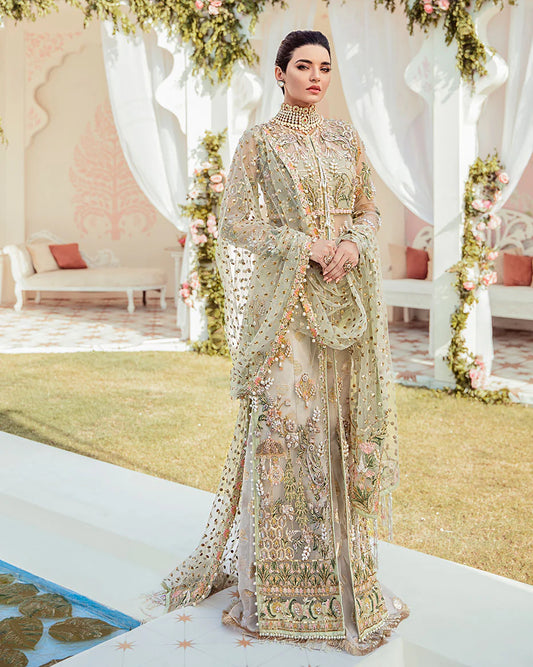 Gulaal | Fleur De Rose | Cher Embroidered Net 3-Piece Suit WS-04