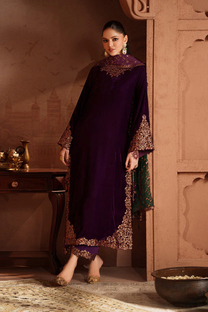 IZNIK | Raagni Velvet Formals | IV-57 Embroidered Velvet