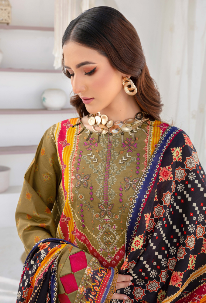 Humdum | Saira Bano Lawn 24 | D06 - House Of Anaya