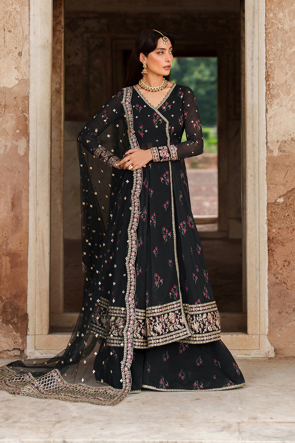 Iznik | Exclusive Formals | UE-550  Printed Chiffon