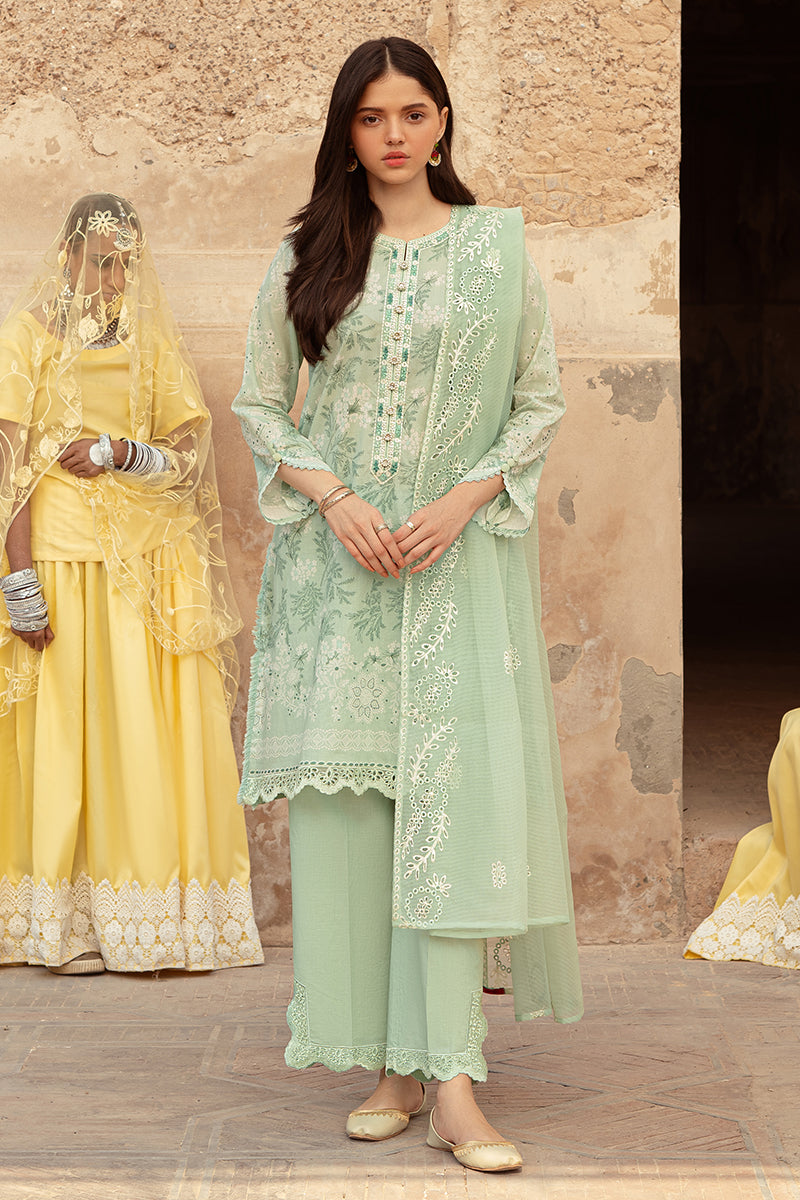 Cross Stitch | Premium Lawn 24 | ICE LILY - House Of Anaya