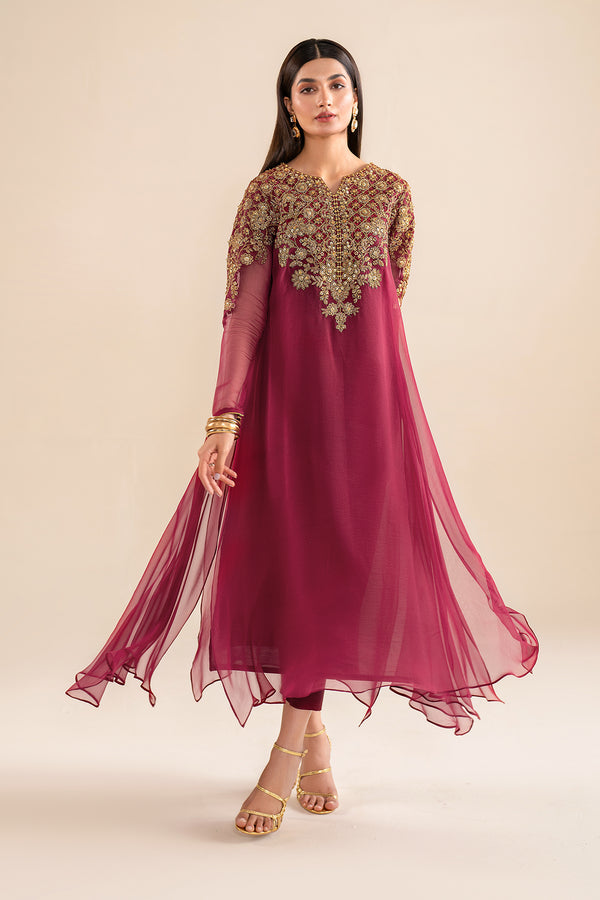 Baroque | Luxury Pret 24 | CHIFFON PR-916 - House Of Anaya