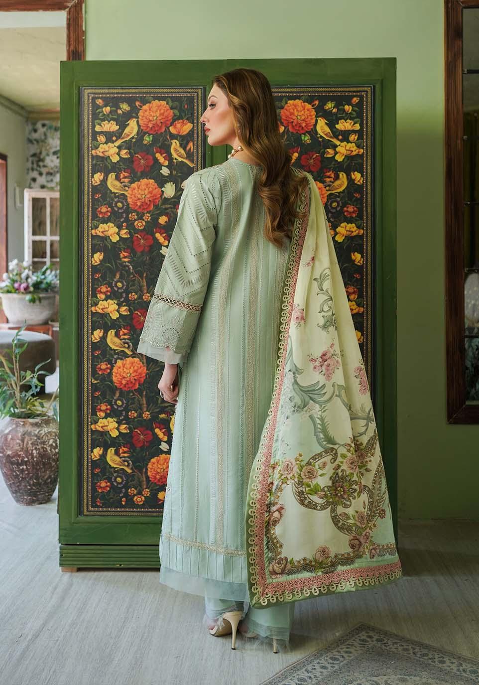 Zarqash | Tresor Luxury Lawn 24 | ZQT 009 GISELLE