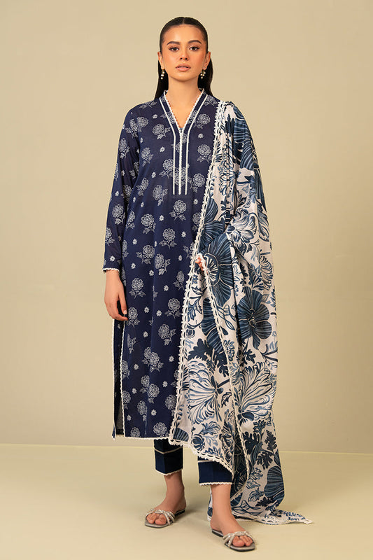Cross Stitch | Daily Wear Lawn | CS-08 - House Of Anaya