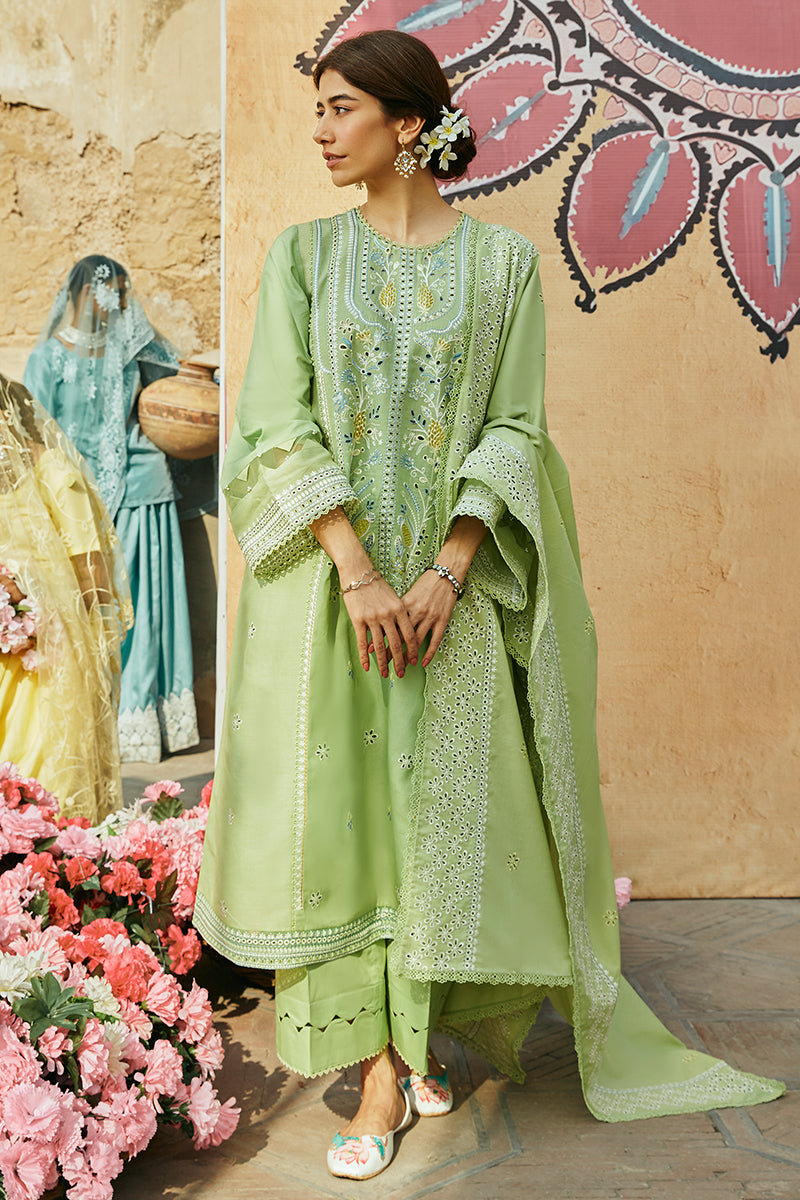 Cross Stitch | Premium Lawn 24 | GARDEN GRACE - House Of Anaya