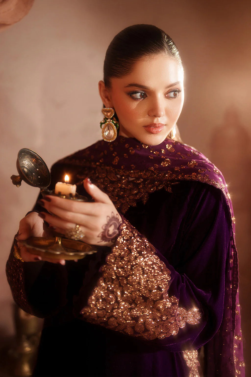 IZNIK | Raagni Velvet Formals | IV-57 Embroidered Velvet