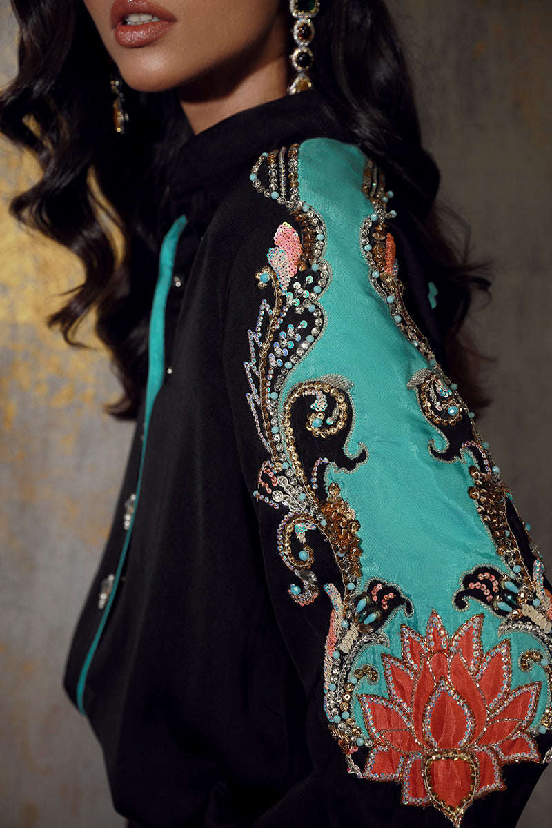 Wardha Saleem | Luxury Pret Fusion Wear | RANA - House Of Anaya