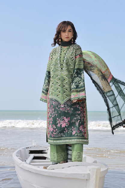 Maryam Hussain | Luxury Lawn 24 | GARDENIA - House Of Anaya