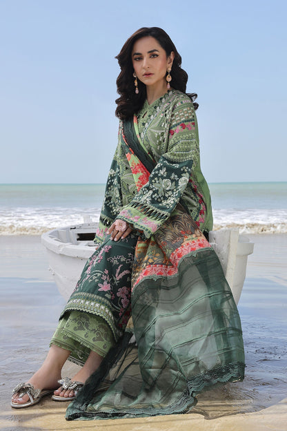 Maryam Hussain | Luxury Lawn 24 | GARDENIA - House Of Anaya