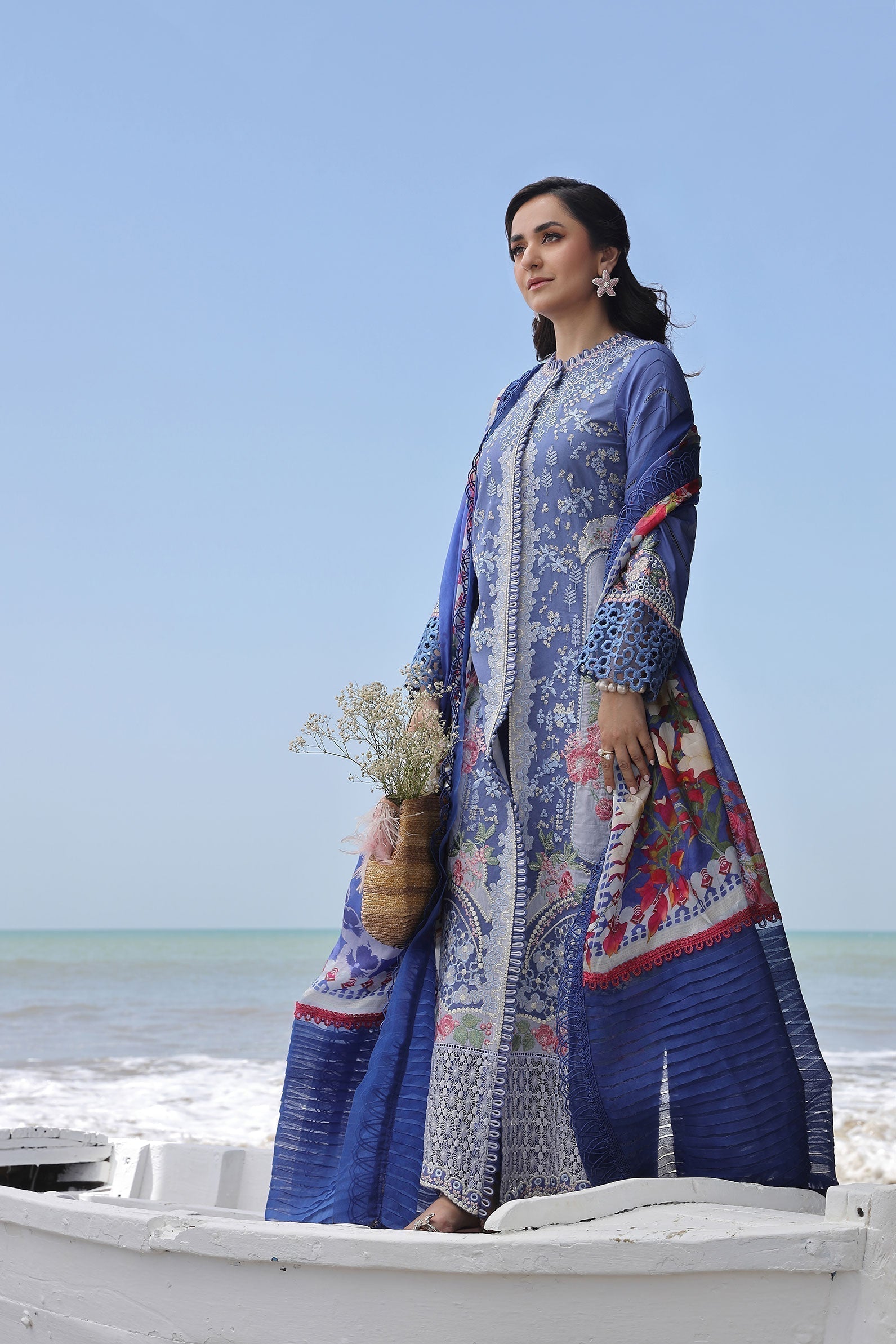 Maryam Hussain | Luxury Lawn 24 | AYRA - House Of Anaya