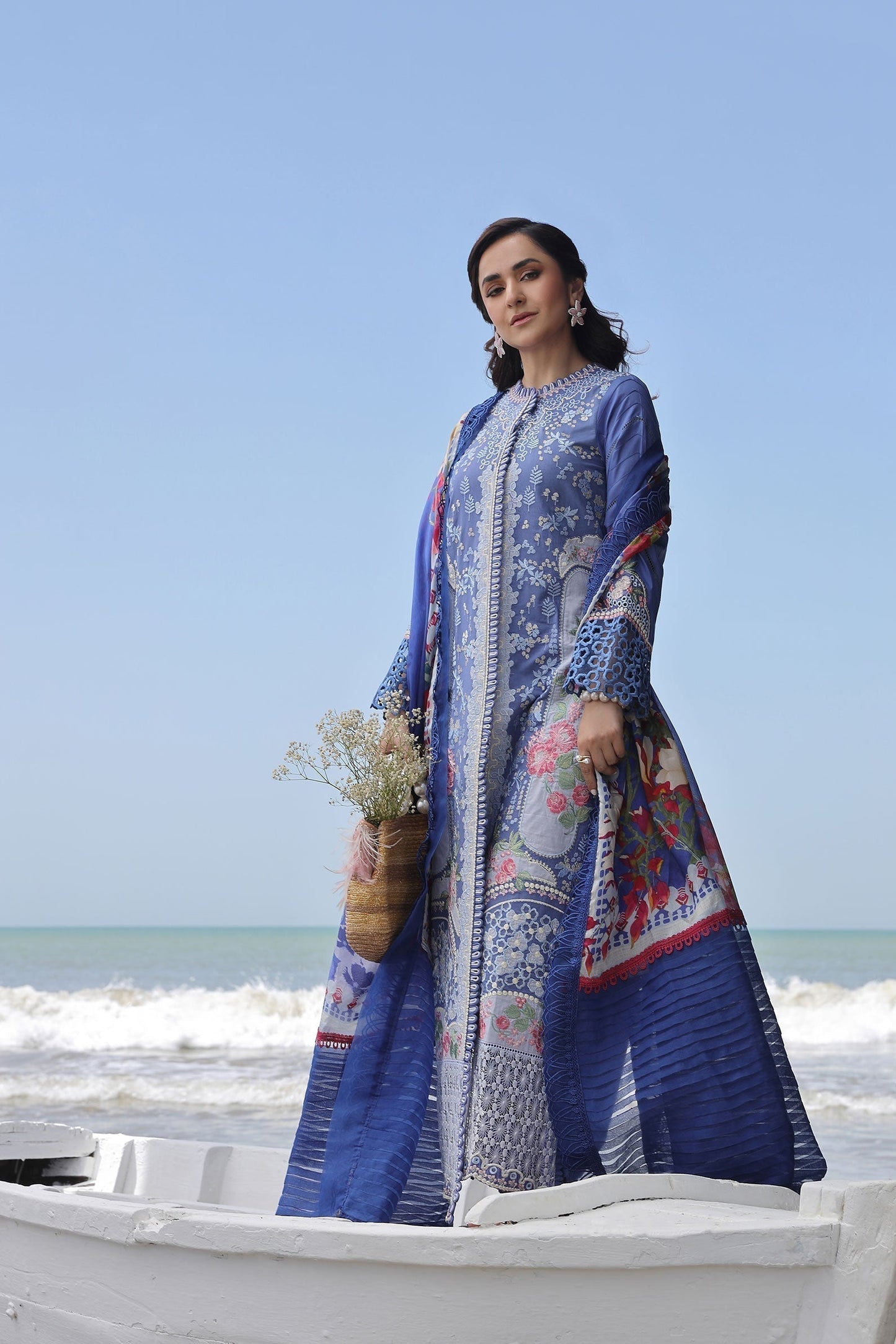 Maryam Hussain | Luxury Lawn 24 | AYRA - House Of Anaya