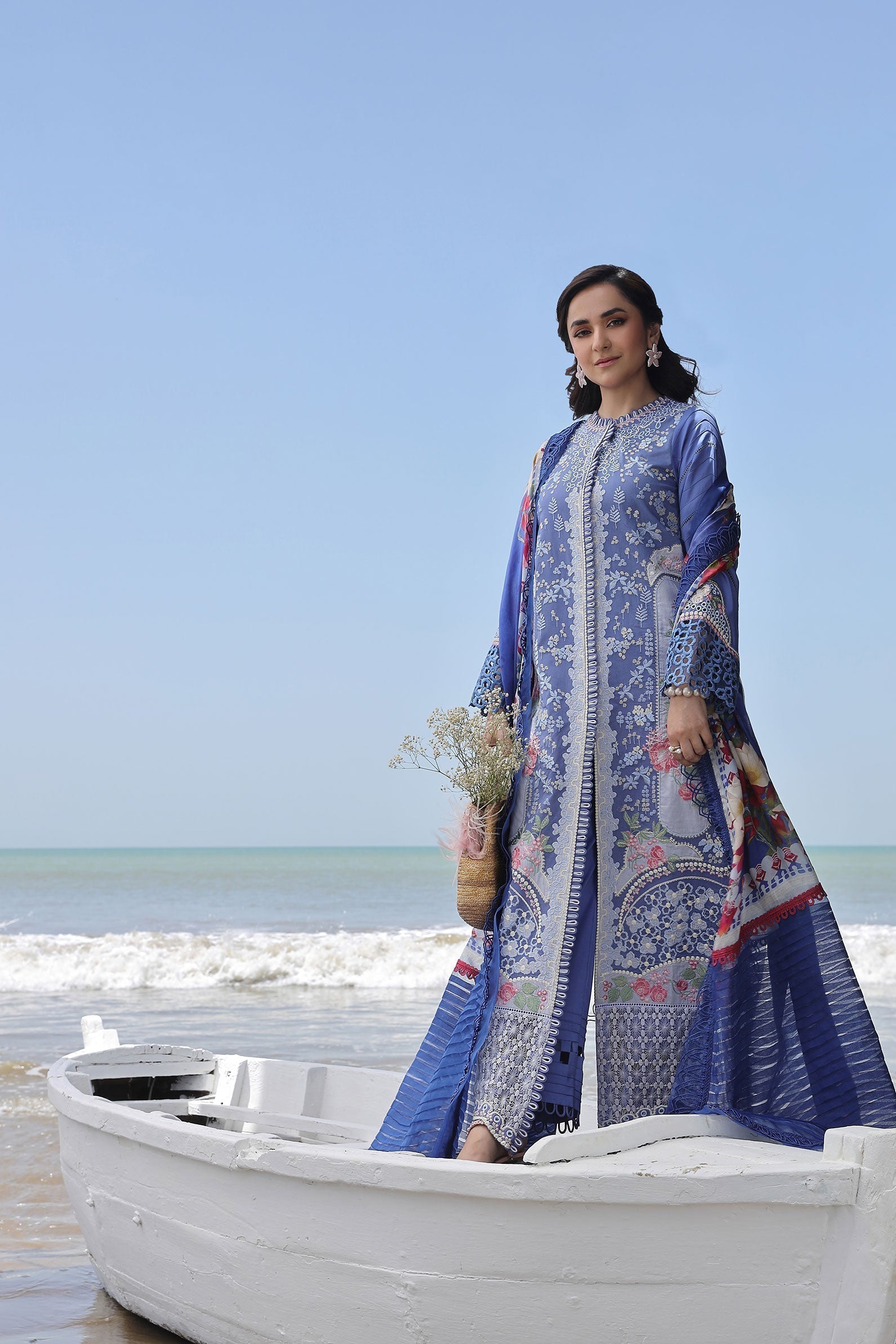 Maryam Hussain | Luxury Lawn 24 | AYRA - House Of Anaya