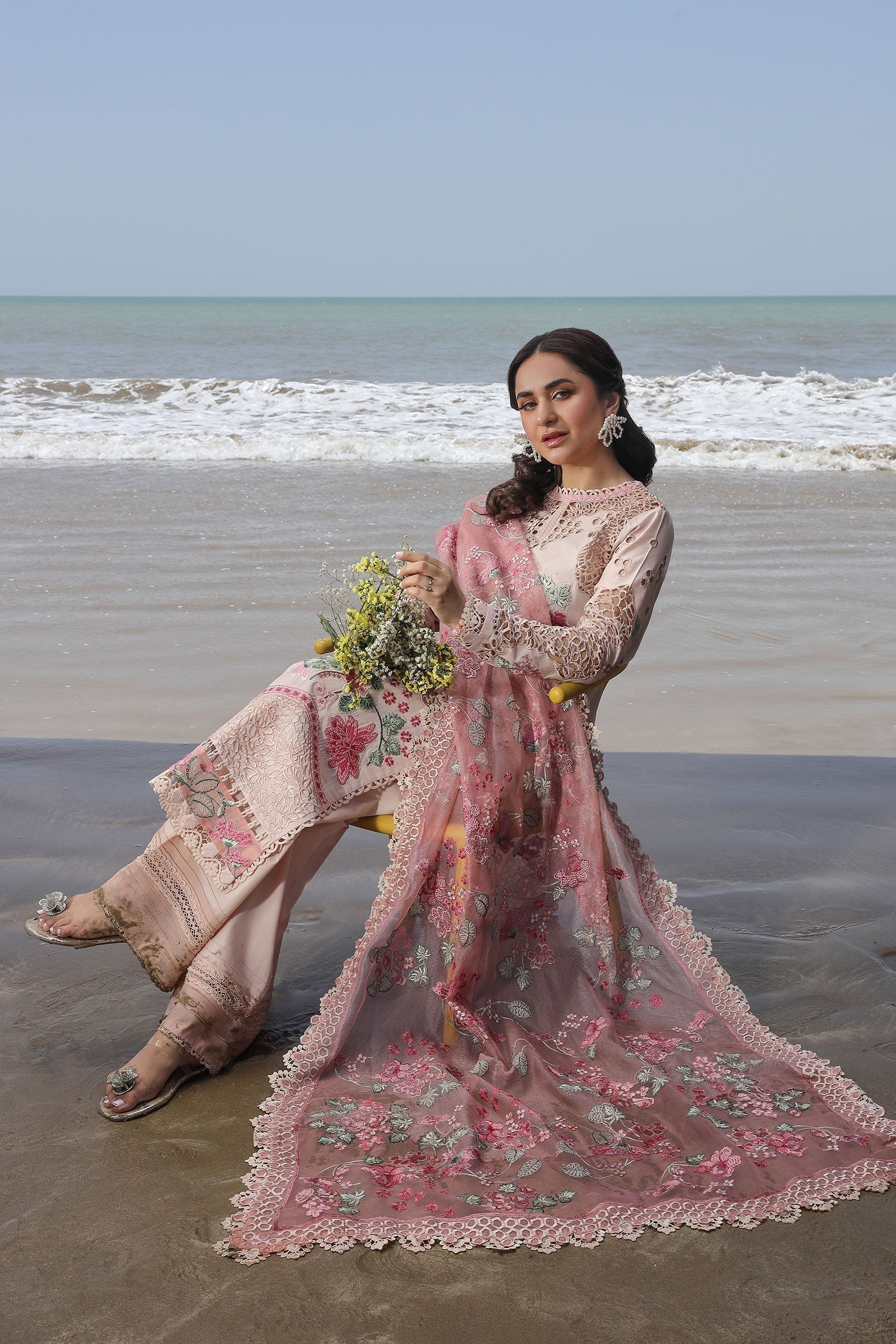 Maryam Hussain | Luxury Lawn 24 | MAYA - House Of Anaya
