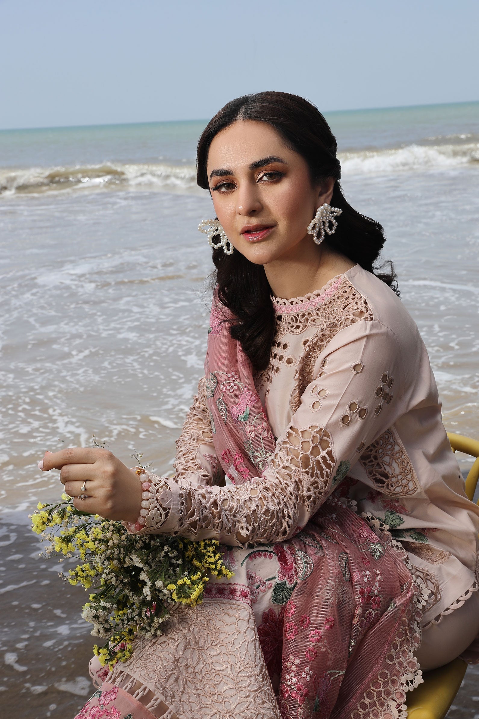 Maryam Hussain | Luxury Lawn 24 | MAYA - House Of Anaya