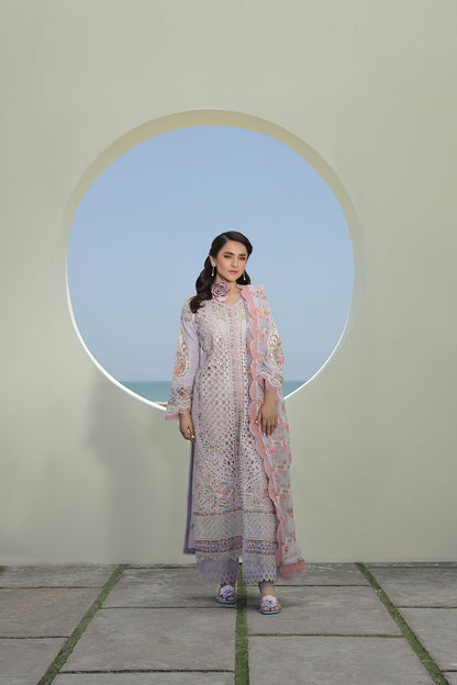 Maryam Hussain | Luxury Lawn 24 | FEROZ - House Of Anaya