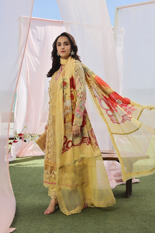 Maryam Hussain | Luxury Lawn 24 | TROPICA - House Of Anaya