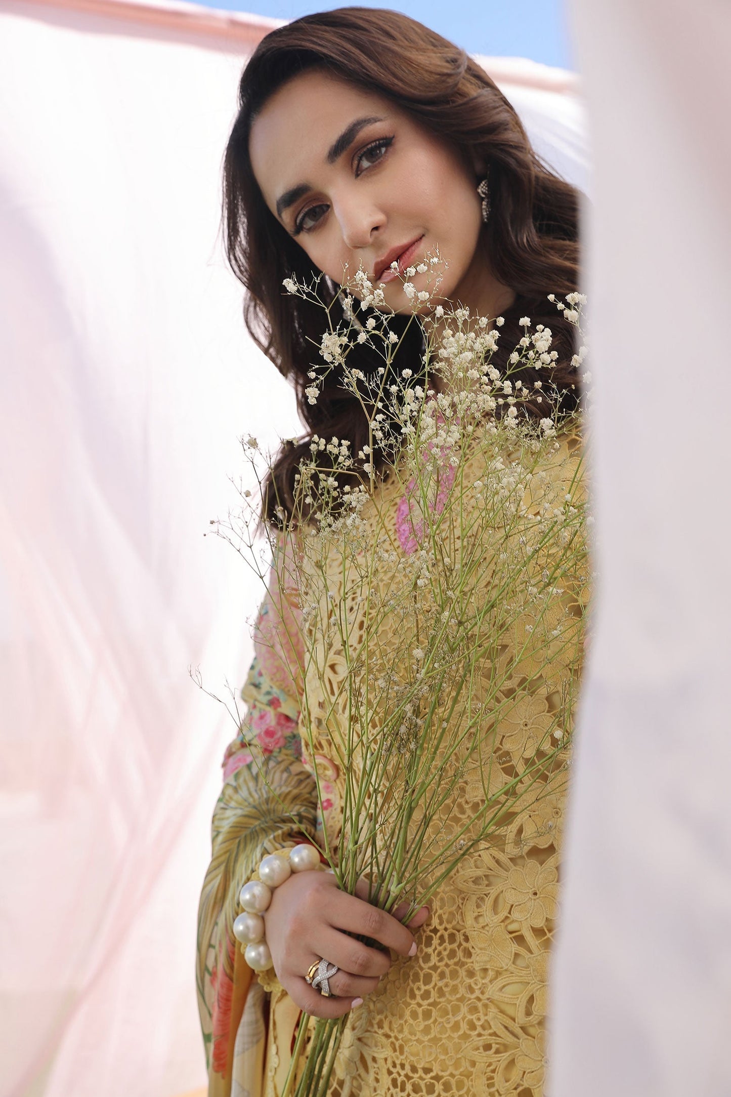 Maryam Hussain | Luxury Lawn 24 | TROPICA - House Of Anaya