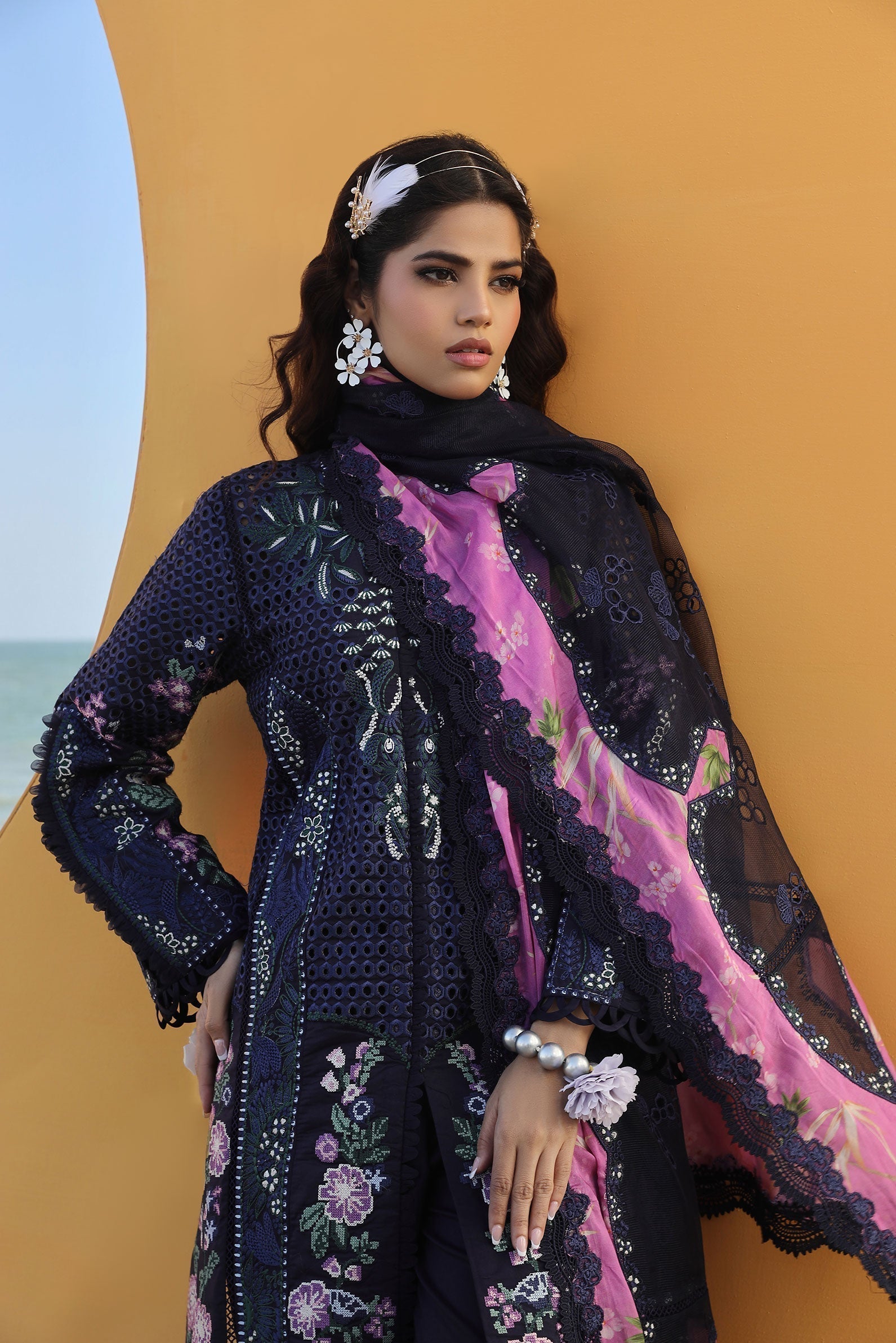 Maryam Hussain | Luxury Lawn 24 | ZOYA - House Of Anaya
